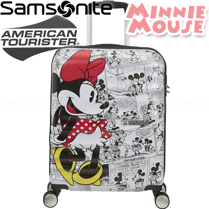 American Tourister   Disney Wavebreaker 55 Minnie Comics White